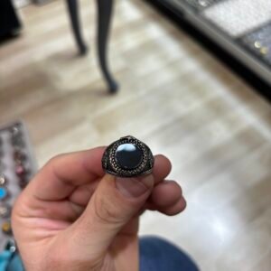 Gümüş medusa erkek yüzüğü