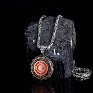 Ay Yıldız 24 Oğuz Boyu Gümüş Kolye