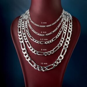 Figaro Zincir Gümüş Kolye