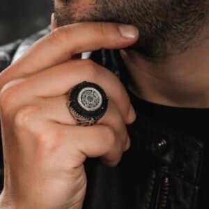 Hz.Süleyman mührü gümüş yüzük