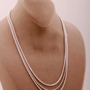 Toplu Hasır Örgü Tasarım Gümüş Set